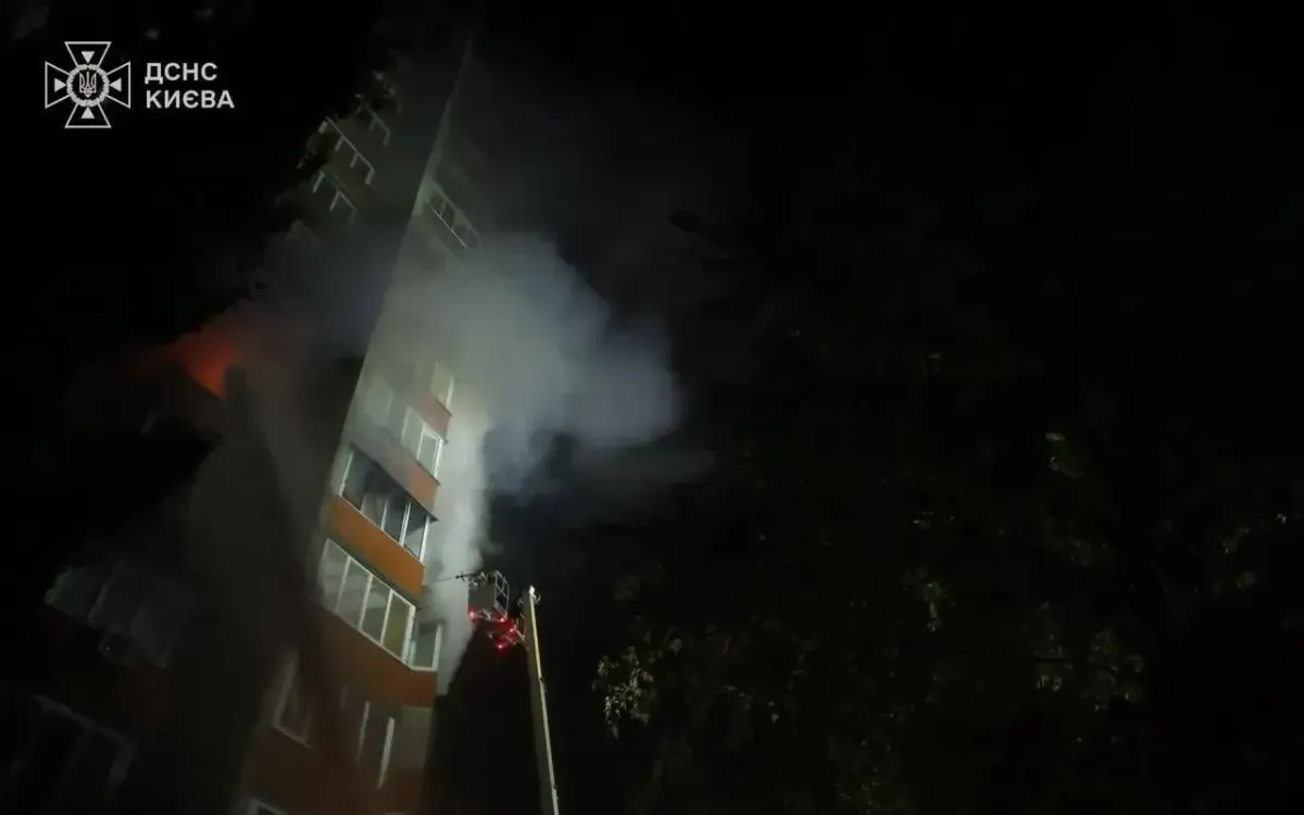 Rạng sáng 22/10/2025, lực lượng Nga đã phóng tên lửa vào thủ đô của Ukraine gây mất điện diện rộng (Ảnh: State Service of Ukraine)